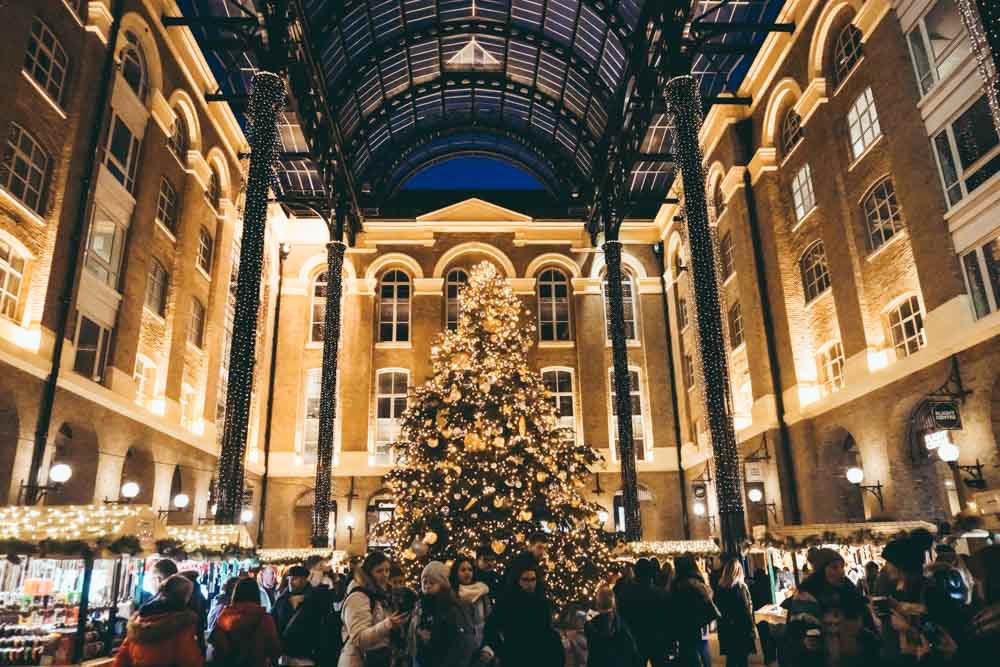 Hays Galleria at Christmas