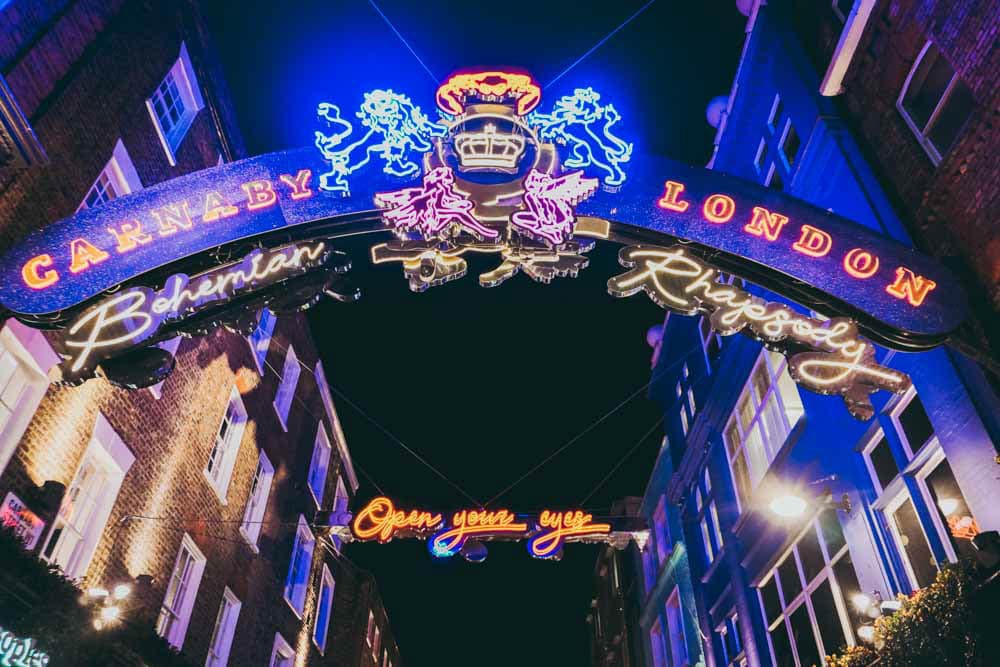 Christmas Lights Carnaby Street