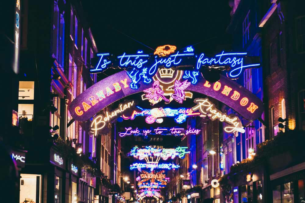 Christmas Lights Carnaby Street