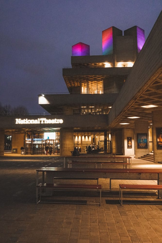 The National Theatre on the South Bank 