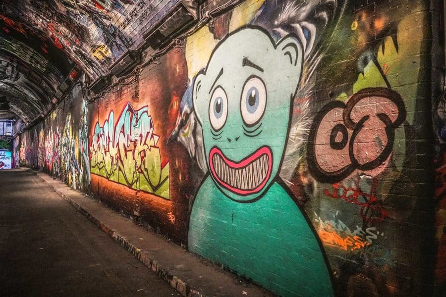 Leake Street Graffiti Tunnel Visiting London S Cool Street Art Spot