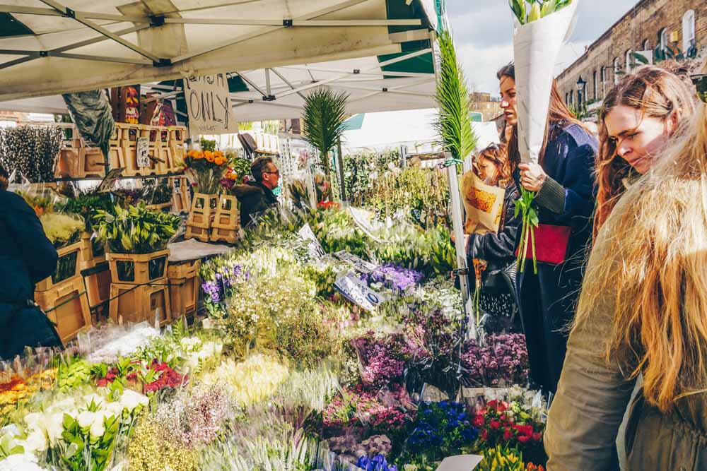 Shopping at the market