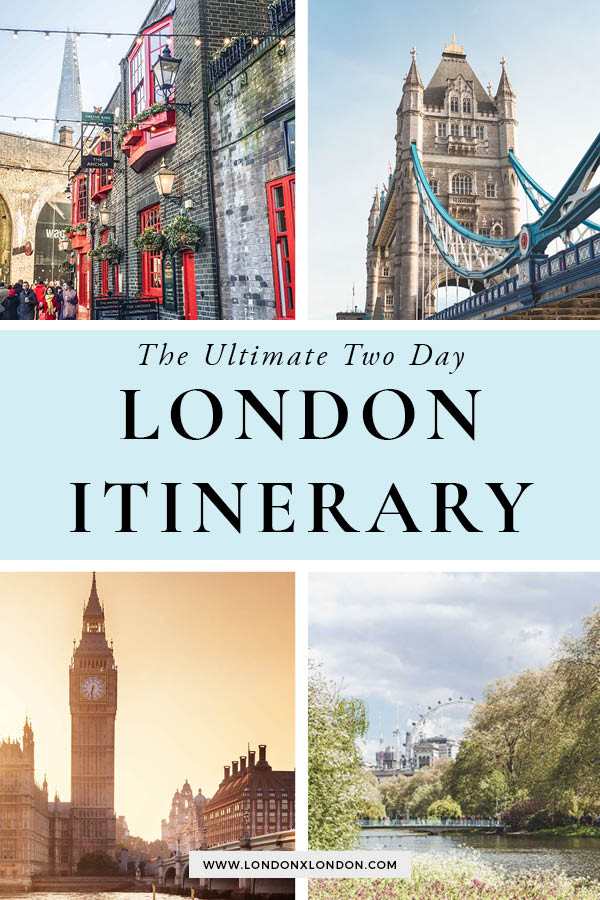 london weekend trip itinerary