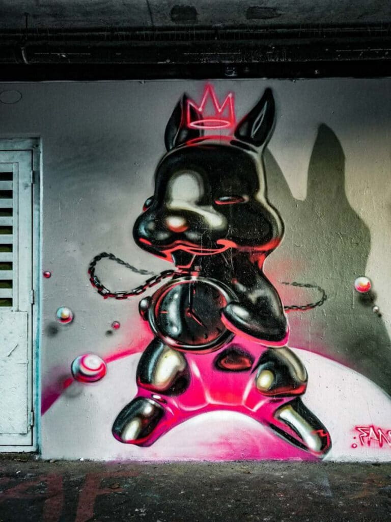 Street art at Allen Gardens