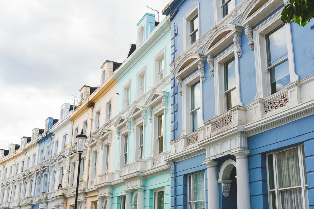 Colourful Houses Notting Hill