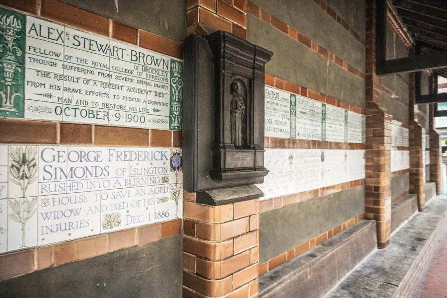 Memorial in Postmans Park