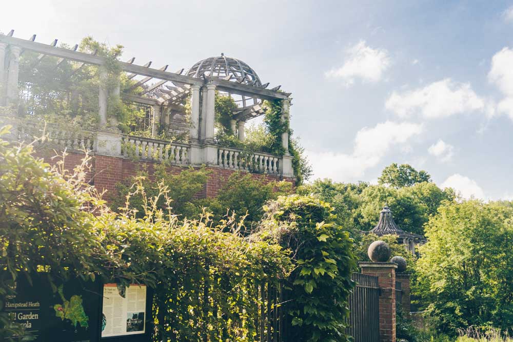 The Pergola from below