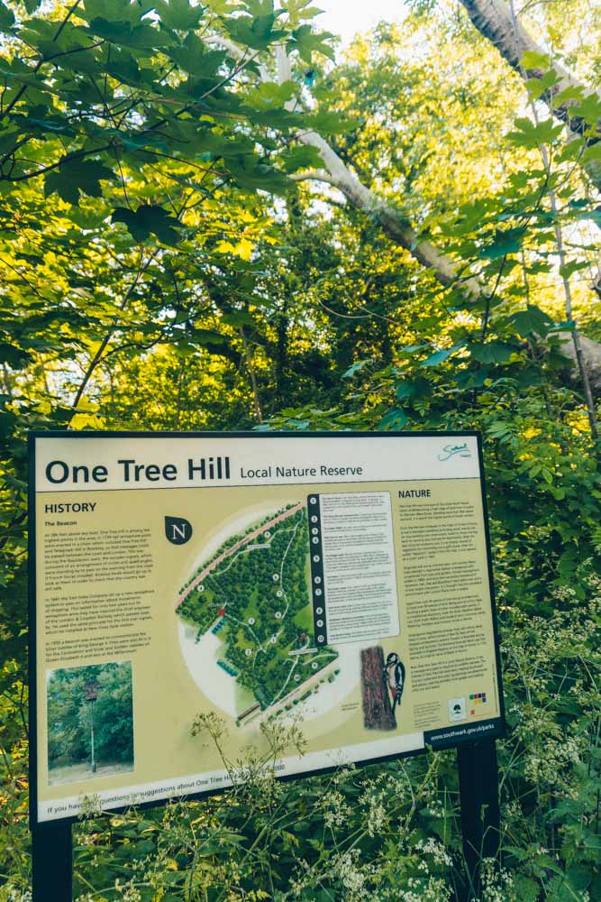 Entrance to One Tree Hill