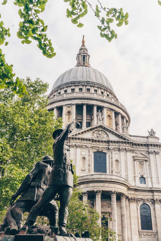 Outside of St Paul's 