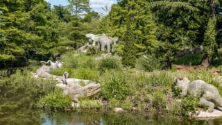 The dinosaurs at Crystal Palace Park