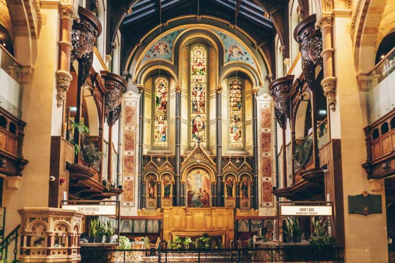 Mercato Mayfair inside St Mark's Church