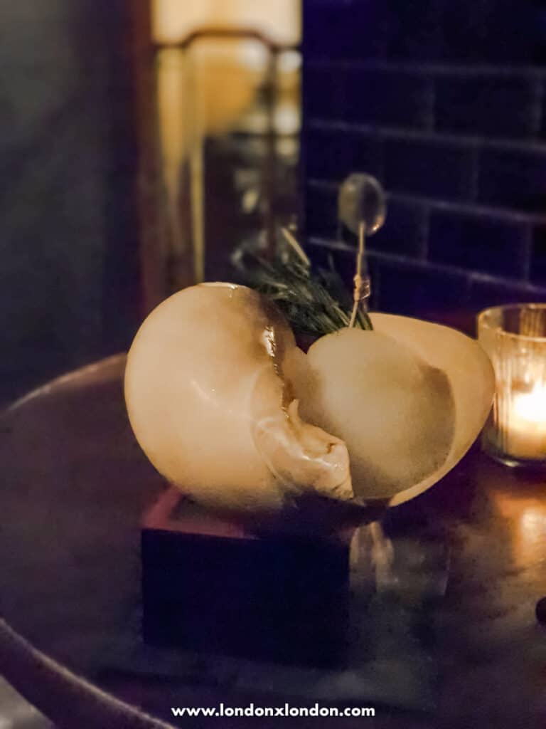 Cocktail in a conch shell 