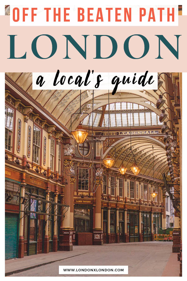 Off the beaten path London