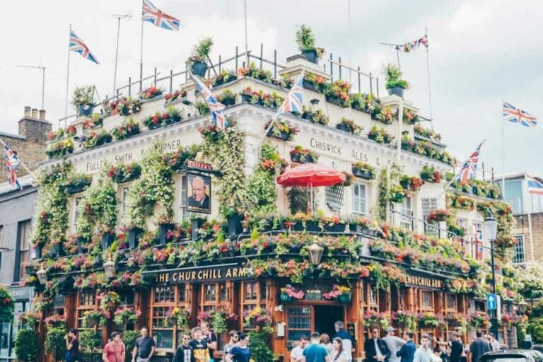 The Churchill Arms: Kensington’s Brilliant Bedecked Floral Pub