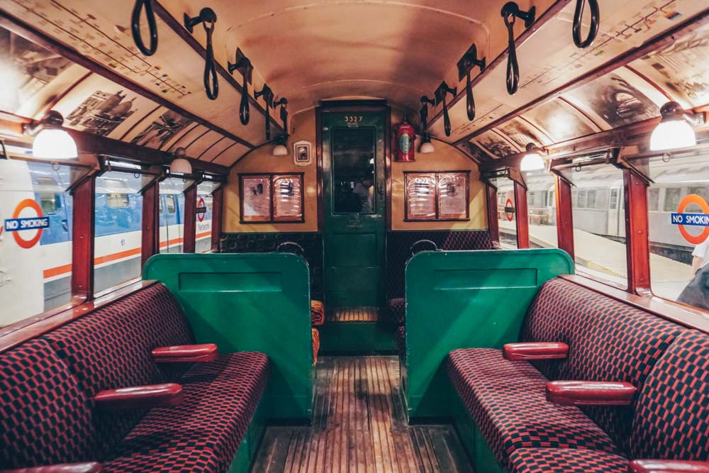 Walk through an old tube carriage