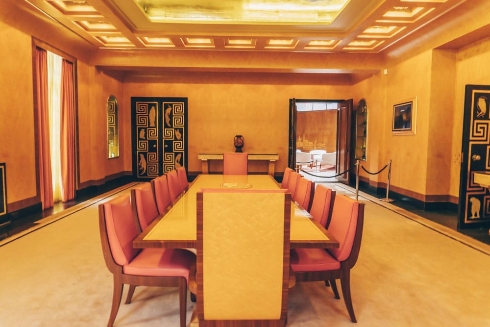 Inside the dining room