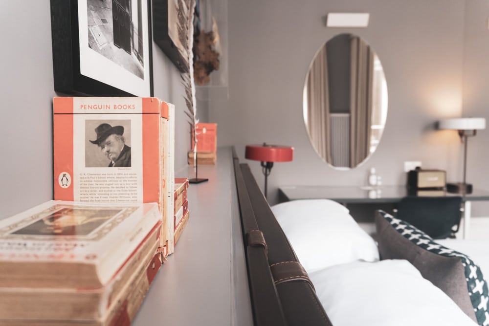 Inside the bedroom at The Laslett