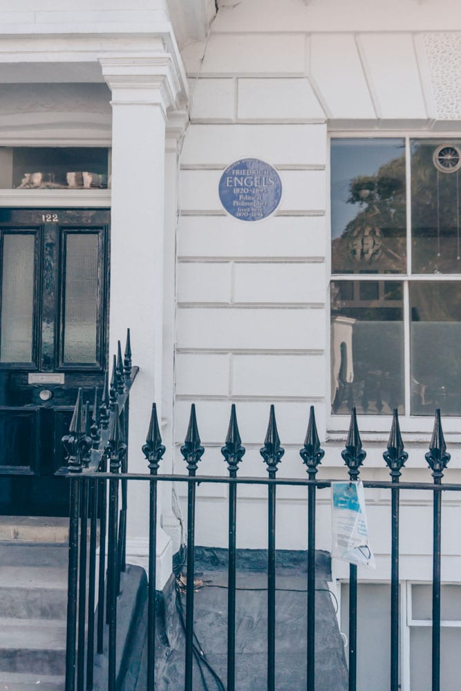 Freidrich Engels Blue Plaque