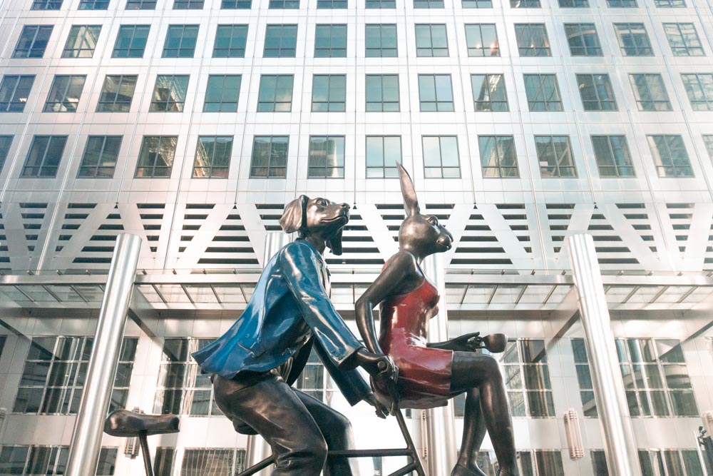 Meet Gillie + Marc – The Artists Behind Canary Wharf’s Newest Sculpture