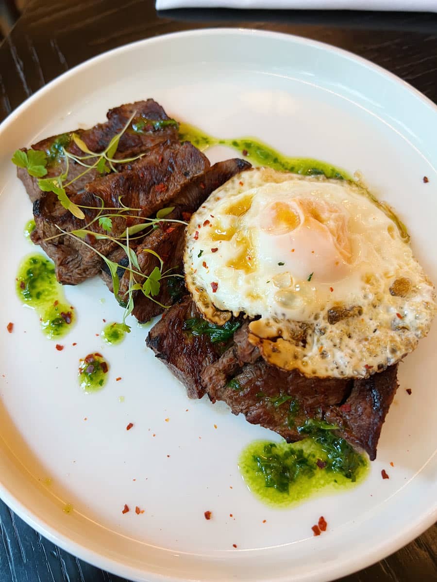 The dining room at Hovarda on Rupert Street