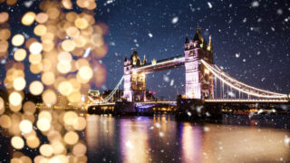 London Snow Christmas
