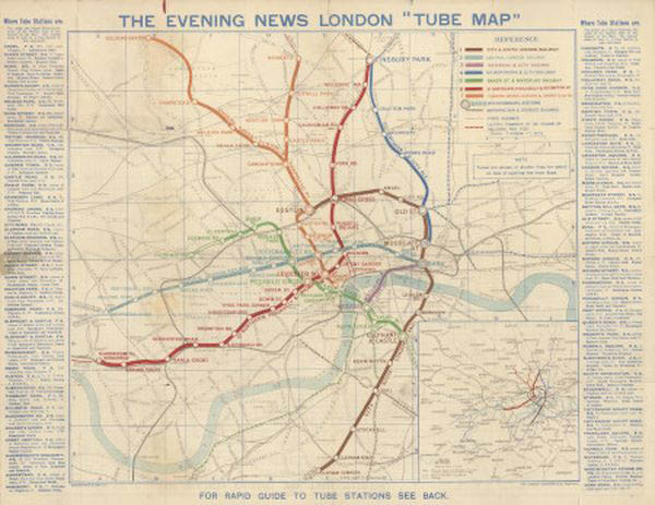 Old Tube Map