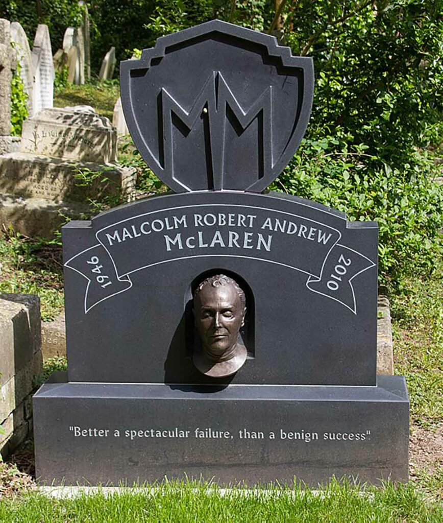 Malcom Mclaren Grave