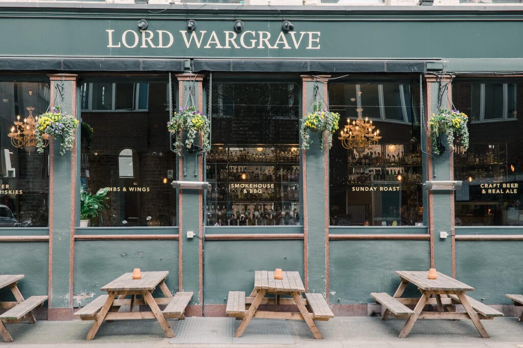 Lord Wargrave Marylebone Pubs