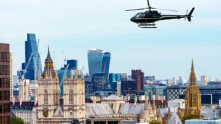 Helicopter Over London