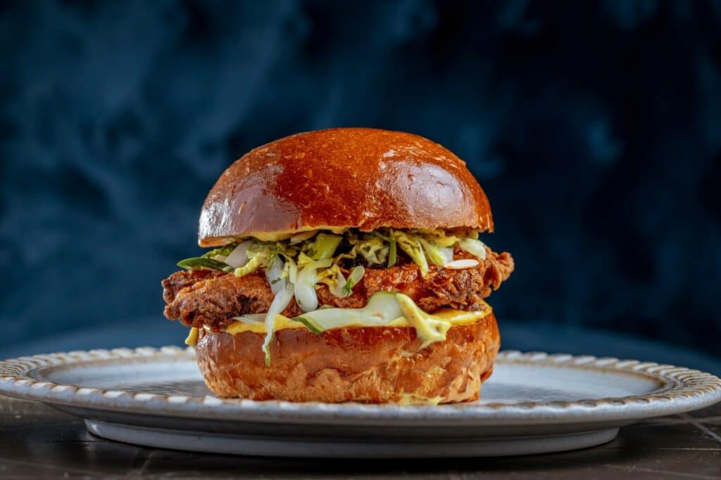 Hache Coronation Chicken Burger