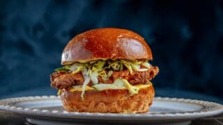 Hache Coronation Chicken Burger