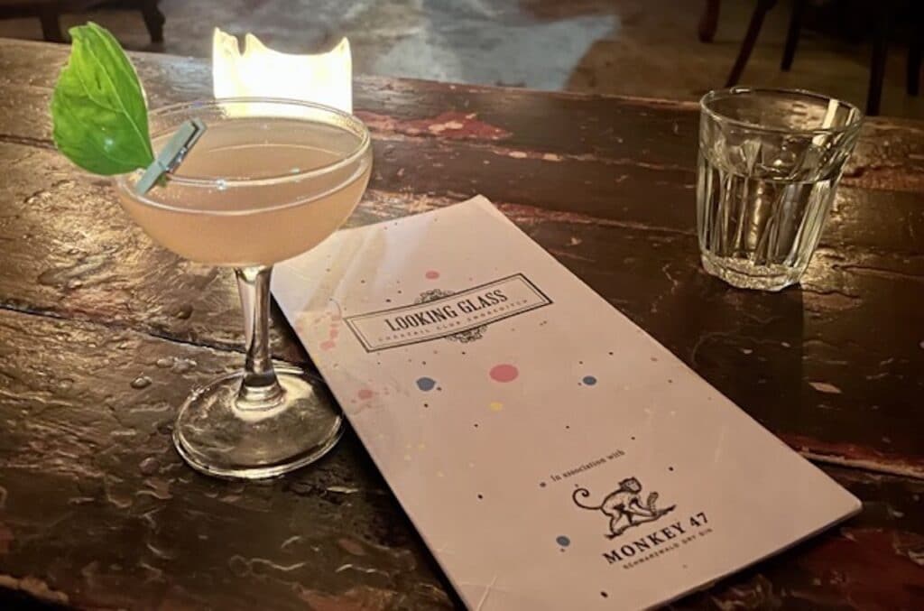 looking glass cocktail bar