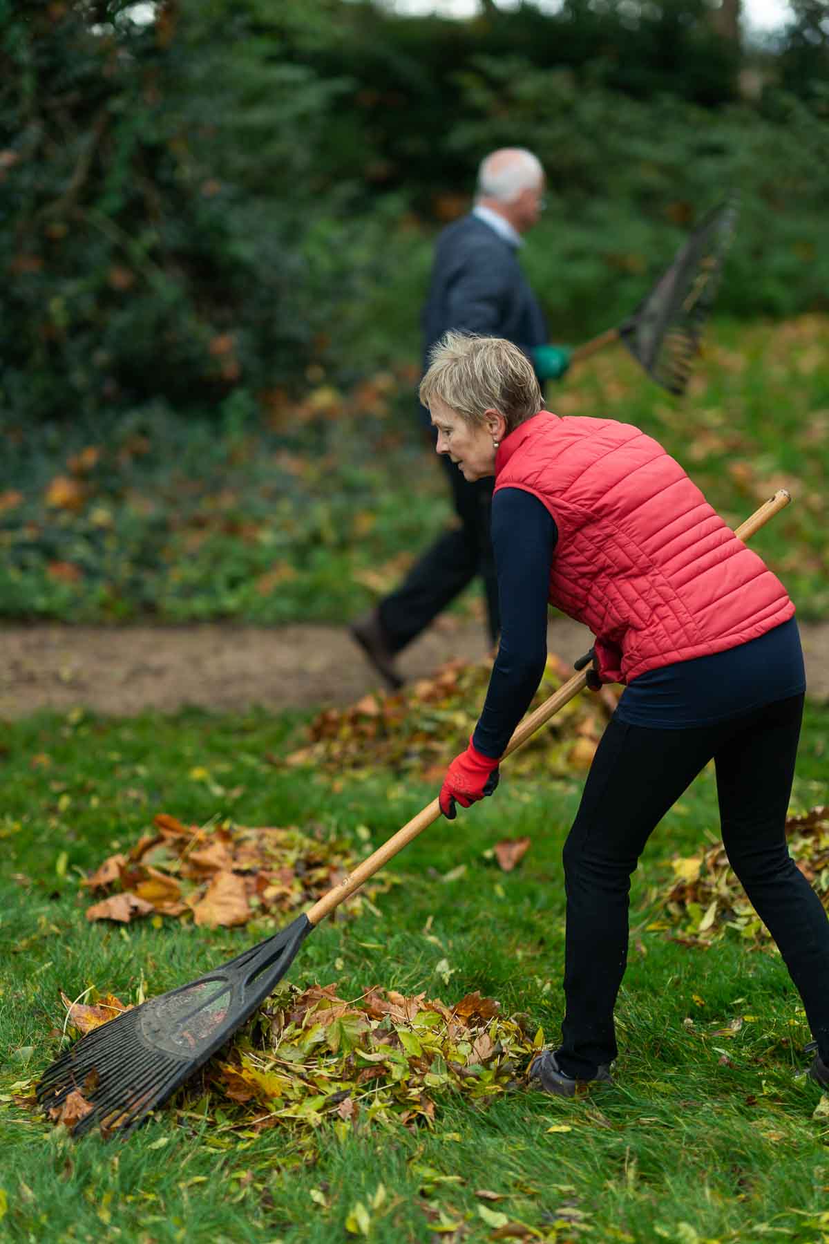 Volunteer gardener at work in the walled garden at Fulham Palace, credit Marcus Dawes