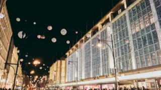 Oxford St. Lights On