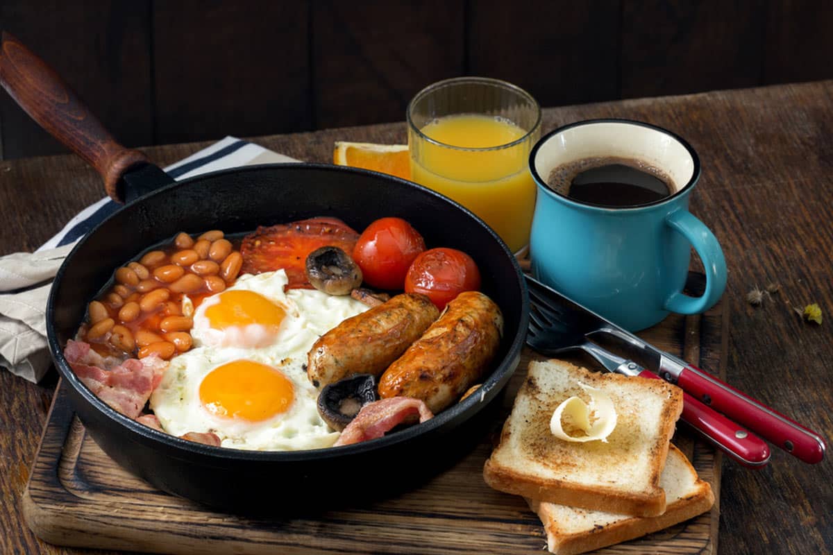 Full English Breakfast Stockpot London Kings Road Chelsea