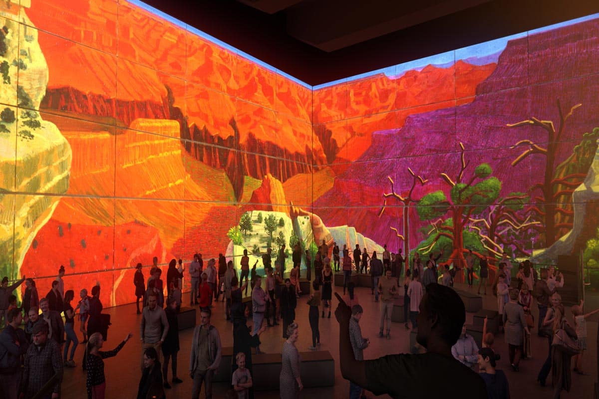 David Hockney’s Giant Immersive Exhibition is Coming to London’s Coolest New Art Space