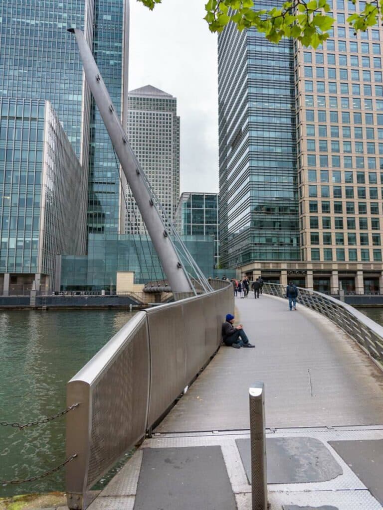 South Quay Footbridge Canary Wharf