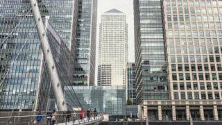 South Quay Footbridge Canary Wharf