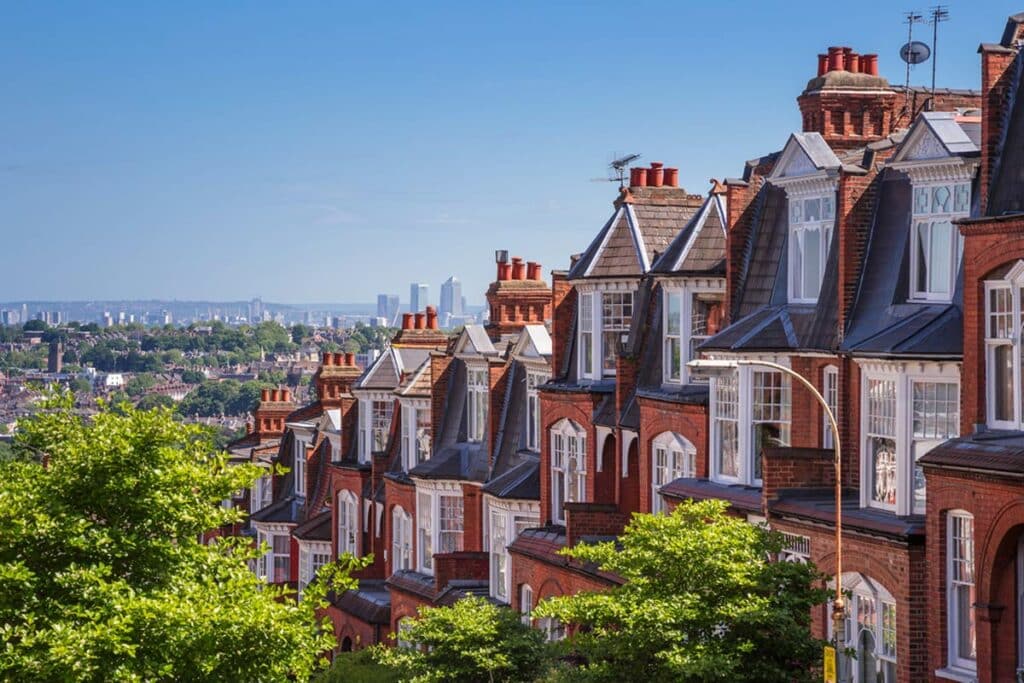Brick houses of Muswell Hill