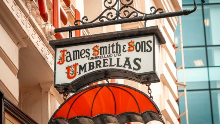 Rainy Days, Be Gone! The Best Umbrella Shops in London