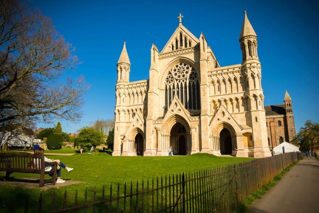 Cathedral and Abbey Church of Saint Alban in St.Albans, UK