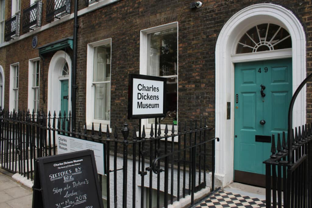 Charles Dickens museum in Bloomsbury, London