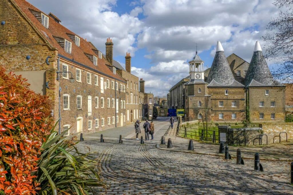 Three Mills Island, East end of London