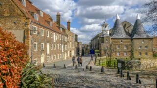 Three Mills Island, East end of London