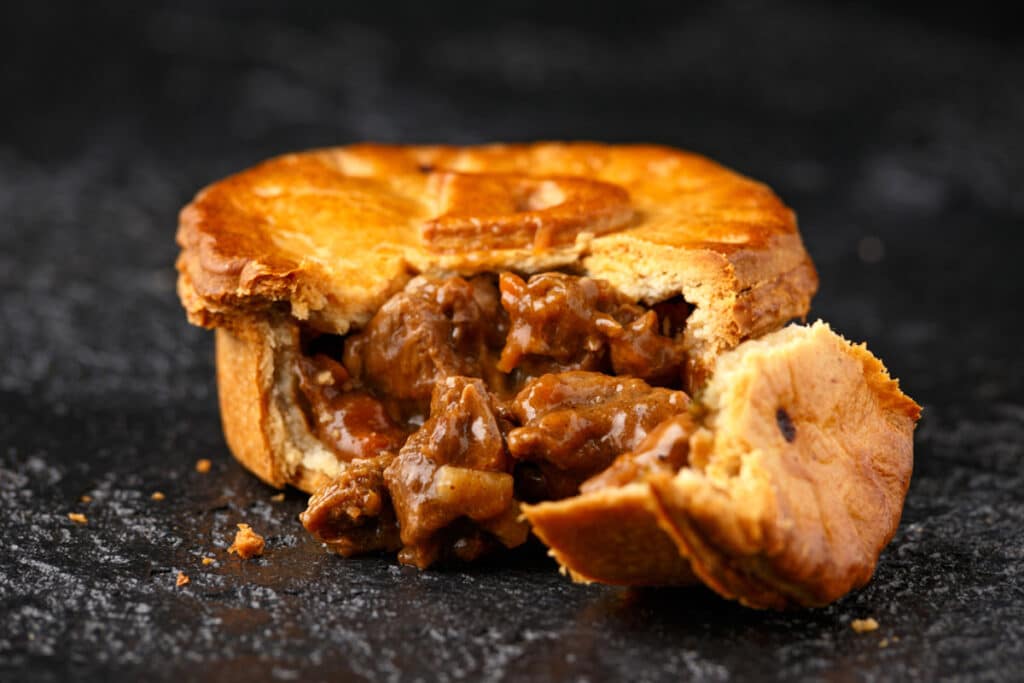 British duck pie