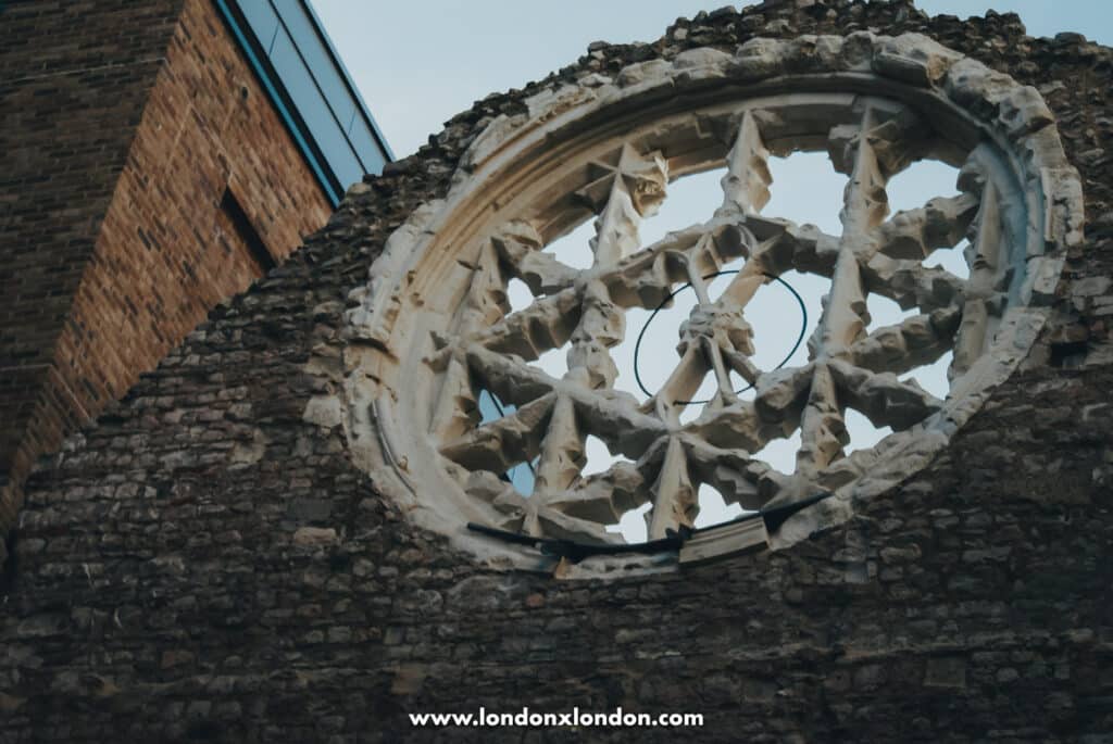 The rose window at Winchester palace