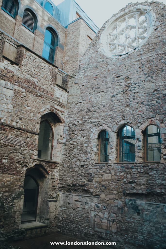 The remains of the palace