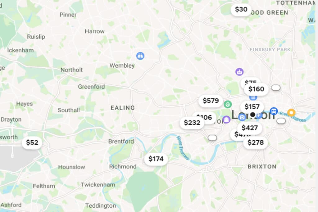 Airbnbs in London