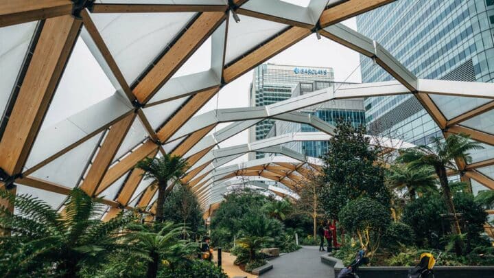 Crossrail Place Roof Garden: Canary Wharf’s Hidden Greenspace