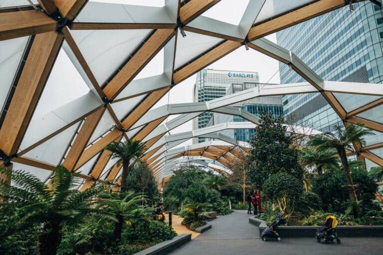 Crossrail Place Roof Garden: Canary Wharf’s Hidden Greenspace